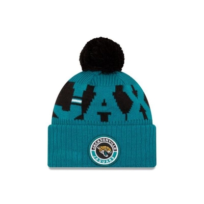 Jacksonville Jaguars Gorra | New Era NFL Alternate Cold Weather Sport Knit Beanie Mexico - Azules